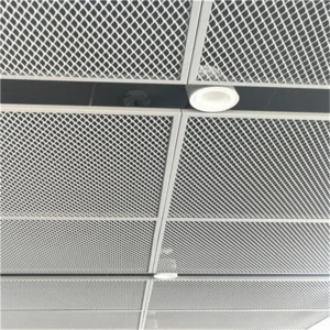 Decorative Aluminium Expanded Ceiling Ventilated Metal Mesh Panel
